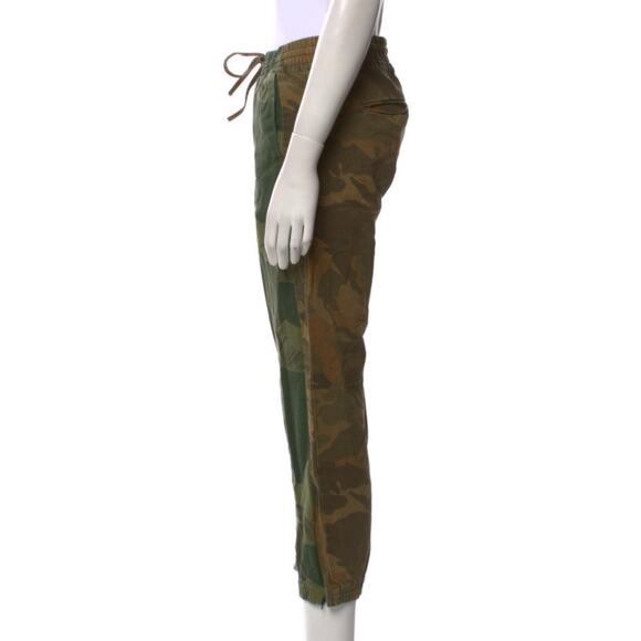 Zadig & Voltaire Parona 2 Tone Camo Panel Cotton Canvas Jogger Pants 36 S - Picture 5 of 12